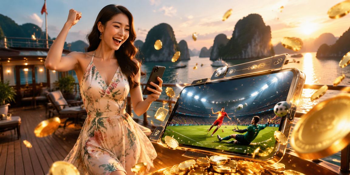 Người chơi cá cược thể thao tại Hạ Long với cảnh sắc truyền thống